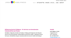 Desktop Screenshot of jordipublipress.ch